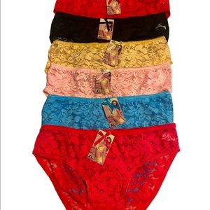 New✨BUNDLE (6) SEXY LACE Panties (XL)✨